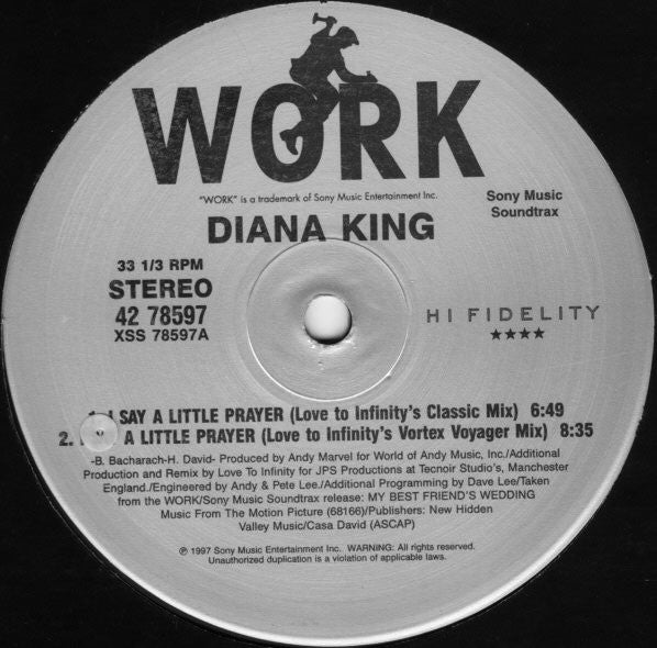 I Say A Little Prayer Diana King