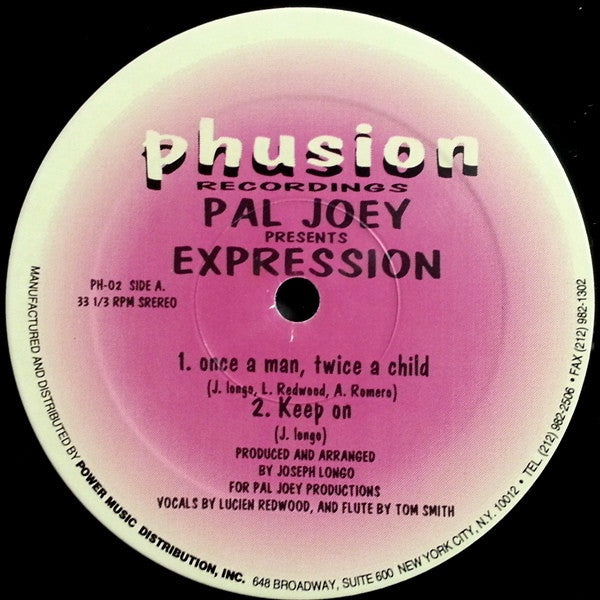 Once A Man Twice A Child / Keep On Pal Joey,Expression (2)