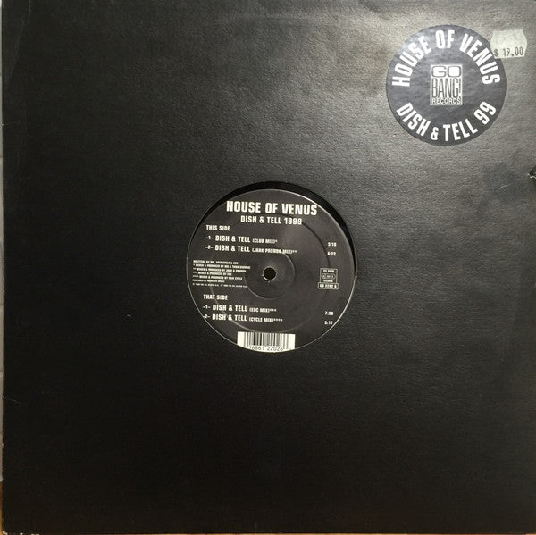 Dish & Tell 1999 House Of Venus