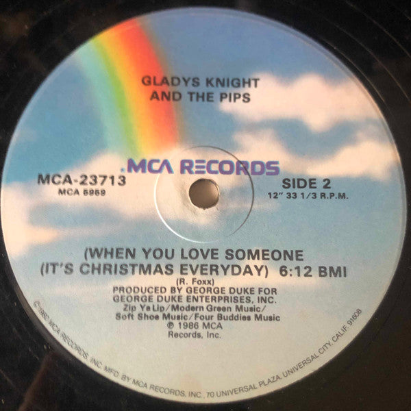 Send It To Me / When You Love Someone (It's Christmas Everyday) Gladys Knight And The Pips
