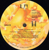 Rectangle Triangle Carry On, Turn Me On / Tango In Space album cover with vibrant abstract artwork.