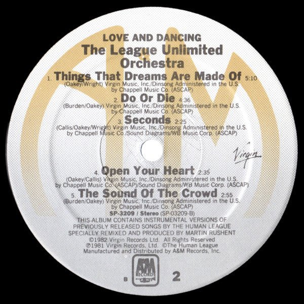 Love And Dancing 2 The League Unlimited Orchestra