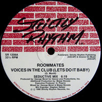 Rectangle Triangle Voices In The Club "Let's Do It Baby" album cover featuring abstract geometric shapes and vibrant colors.