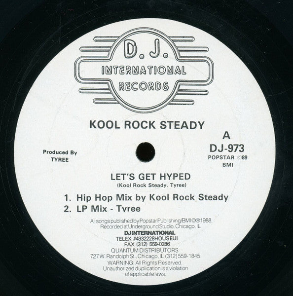 Let's Get Hyped Kool Rock Steady