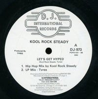 Kool Rock Steady - Let's Get Hyped, 12" vinyl, on D.J. International Records (1989)