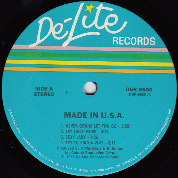 Made In U.S.A. Made In USA