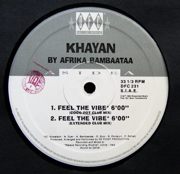 Feel The Vibe Afrika Bambaataa,Khayan & The New World Power