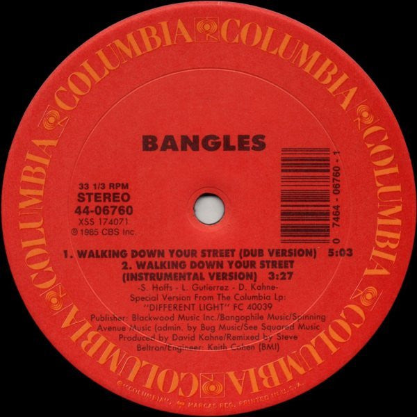 Walking Down Your Street (12" Extended Dance Mixes) | Rectangle Triangle  