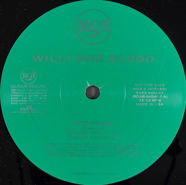 It's True Willi One Blood