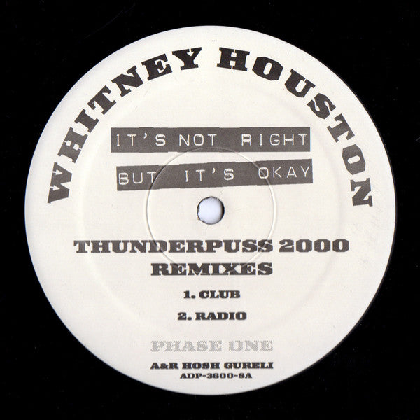 It's Not Right But It's Okay (Phase One) (Thunderpuss 2000 Remixes)