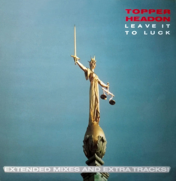 Rectangle Triangle Leave It To Luck album cover with abstract geometric shapes and bold typography.