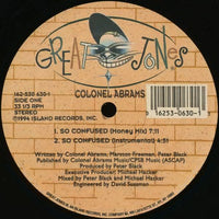 Colonel Abrams - So Confused, 12" vinyl, on Great Jones (1994)