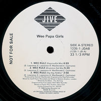 Rectangle Triangle Blow The House Down / Wee Rule vinyl record cover featuring bold, colorful artwork and typography.