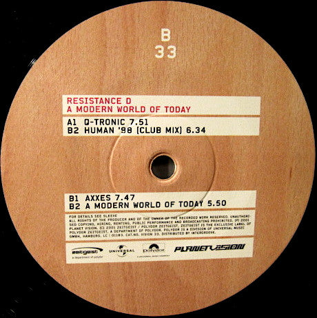 A Modern World Of Today Resistance D