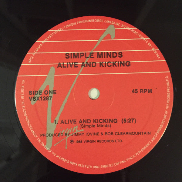 Alive & Kicking Simple Minds