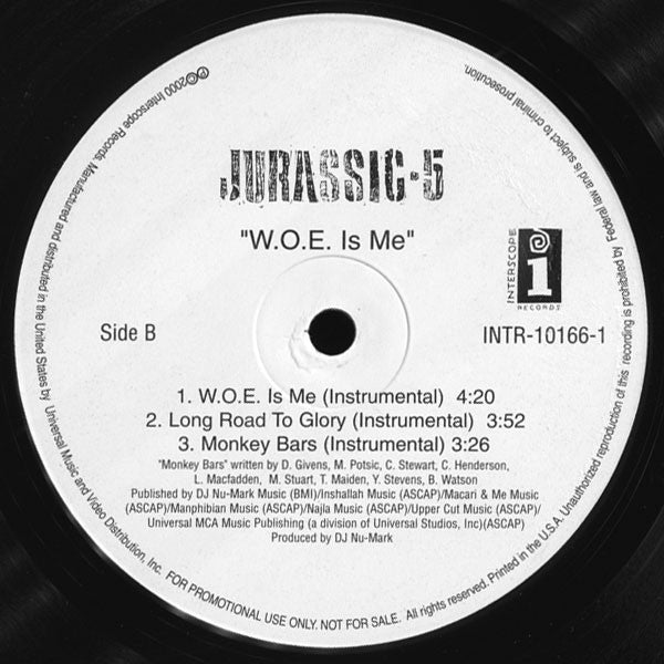 W.O.E. Is Me Jurassic 5