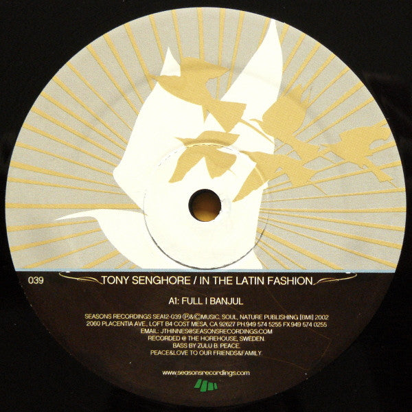 In The Latin Fashion Tony Senghore