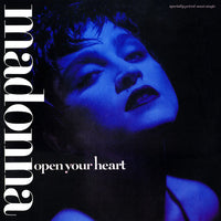 Madonna - Open Your Heart, 12" vinyl, on Sire (1986)