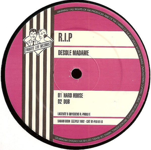 Desolé Madame