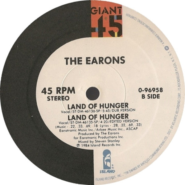 Land Of Hunger The Earons