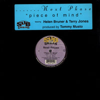 Next Phase - Piece Of Mind, 12" vinyl, on Sub-Urban (1998)