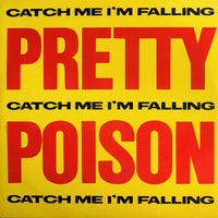 Rectangle Triangle's Catch Me (I'm Falling) art print featuring vibrant abstract shapes on a white background.
