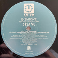 Rectangle Triangle Deja Vu E-Smoove Mixes digital music album cover featuring abstract geometric design in vibrant colors