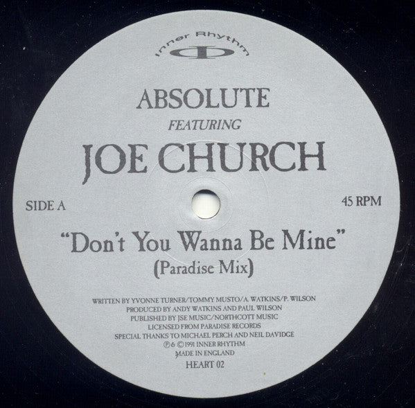 Don't You Wanna Be Mine Absolute (2),Joe Church