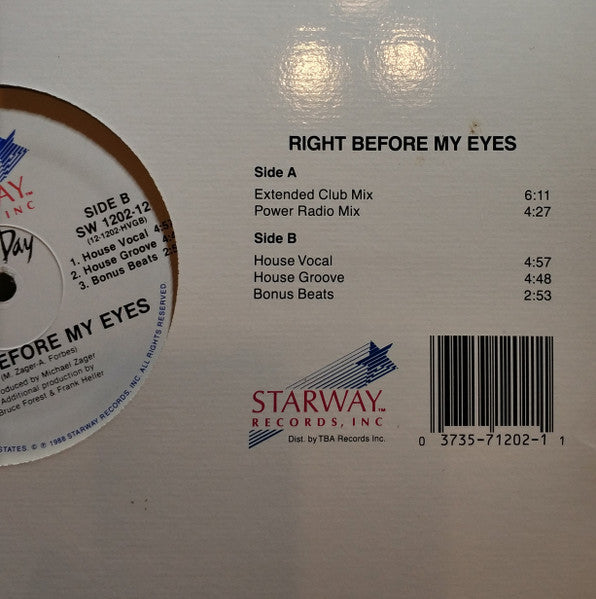 Right Before My Eyes | Rectangle Triangle