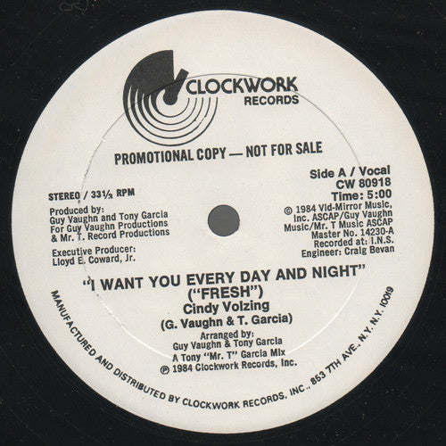 I Want You Every Day And Night (Fresh)