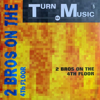 Rectangle Triangle Turn Da Music Up music-themed poster with bold text and vibrant colors, ideal for music lovers.