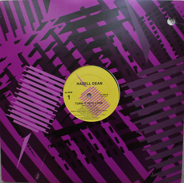 Hazell Dean - Turn It Into Love, 12" vinyl, on Capitol Records (1988) (image 4)