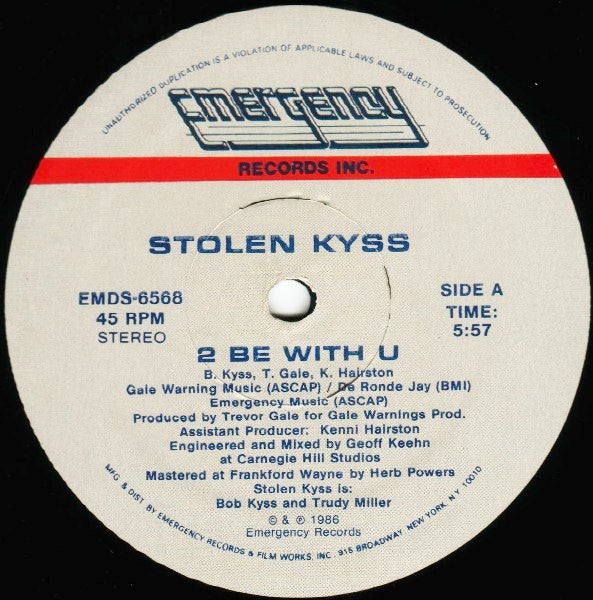 2 Be With U Stolen Kyss