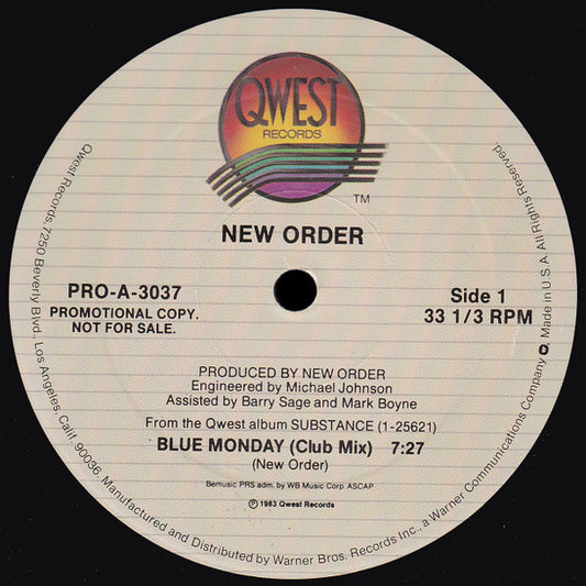 Blue Monday / Touched By The Hand Of God