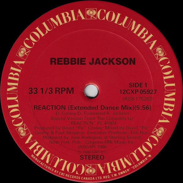 Reaction 4 Rebbie Jackson
