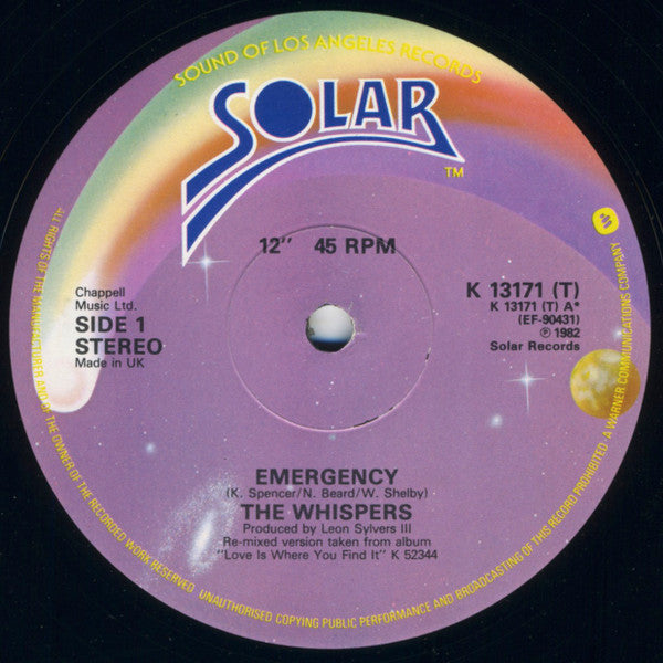 Emergency The Whispers