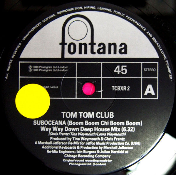 Rectangle Triangle's Suboceana Boom Boom Chi Boom Boom deep house remix album cover featuring vibrant abstract artwork.