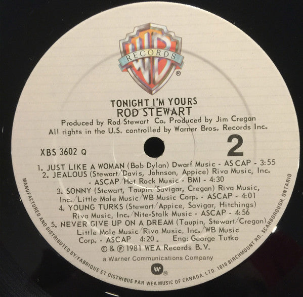 Tonight I'm Yours Rod Stewart