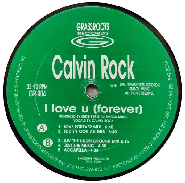 I Love U (Forever) Calvin Rock