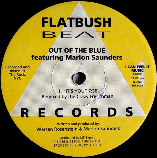 It's You / Wishing On A Star Out Of The Blue,Marlon Saunders