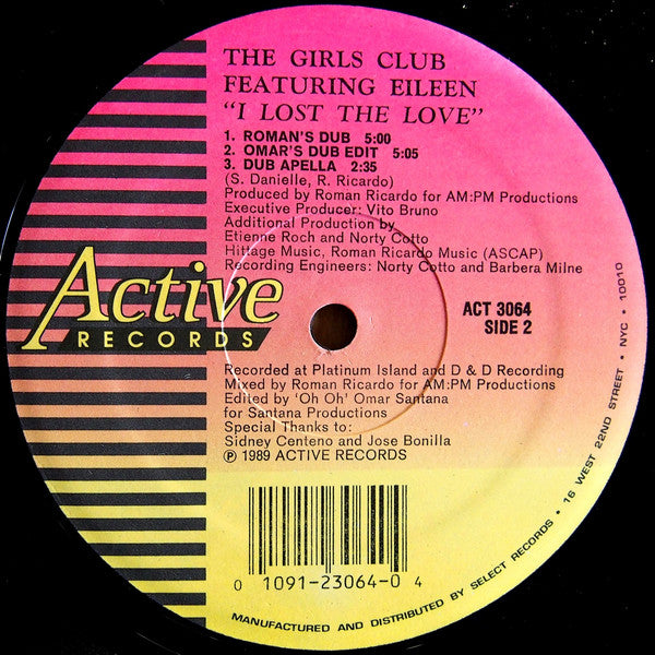 I Lost The Love The Girls Club,Eileen Esquilin