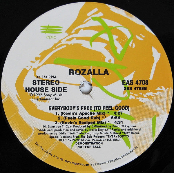 Everybody's Free (To Feel Good) (Promo 1)