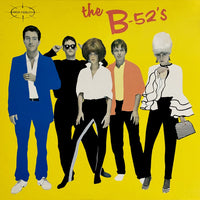 Rectangle Triangle band The B-52's album cover art featuring vibrant geometric shapes and bold colors.