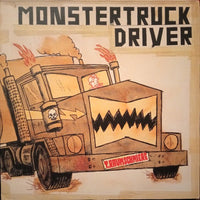 Rectangle Triangle Monster Truck Driver figure in a detailed costume, posed against a neutral background.