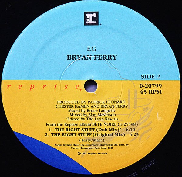 The Right Stuff 3 Bryan Ferry