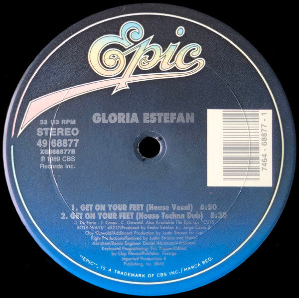 Get On Your Feet (Special 12” Mixes) Gloria Estefan