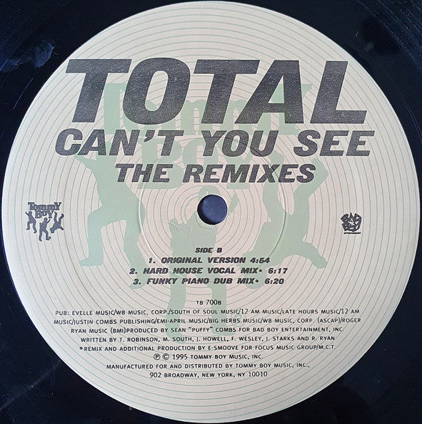Can't You See (The Remixes) Total