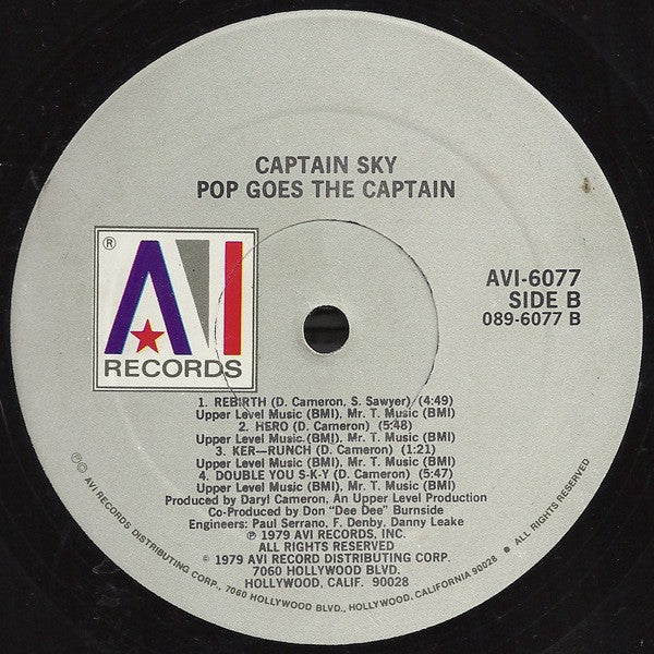 Pop Goes The Captain Captain Sky