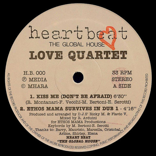 Kiss Me (Don't Be Afraid) Love Quartet