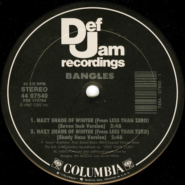Hazy Shade Of Winter (12" Mixes) | Rectangle Triangle